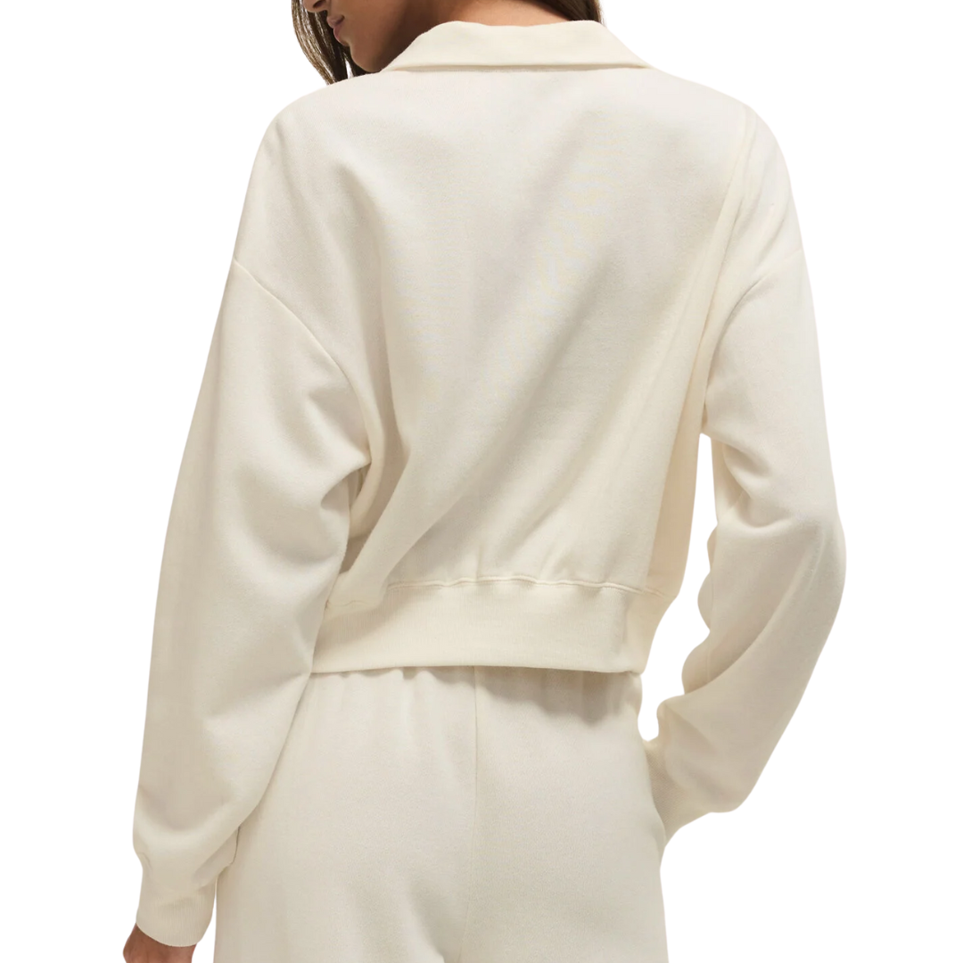 Downtown Half Zip Sweatshirt in Cloud
