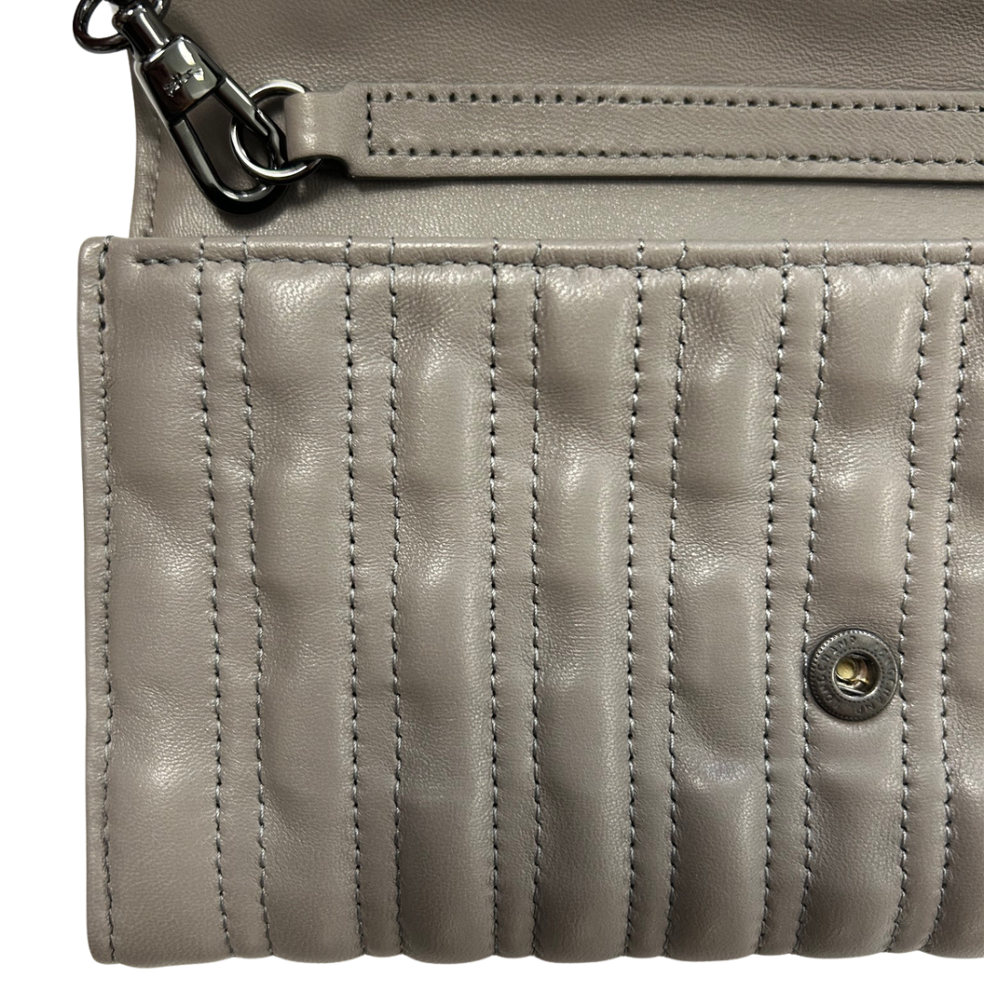 Brioche Wallet with Chain Bag in Turtle Dove