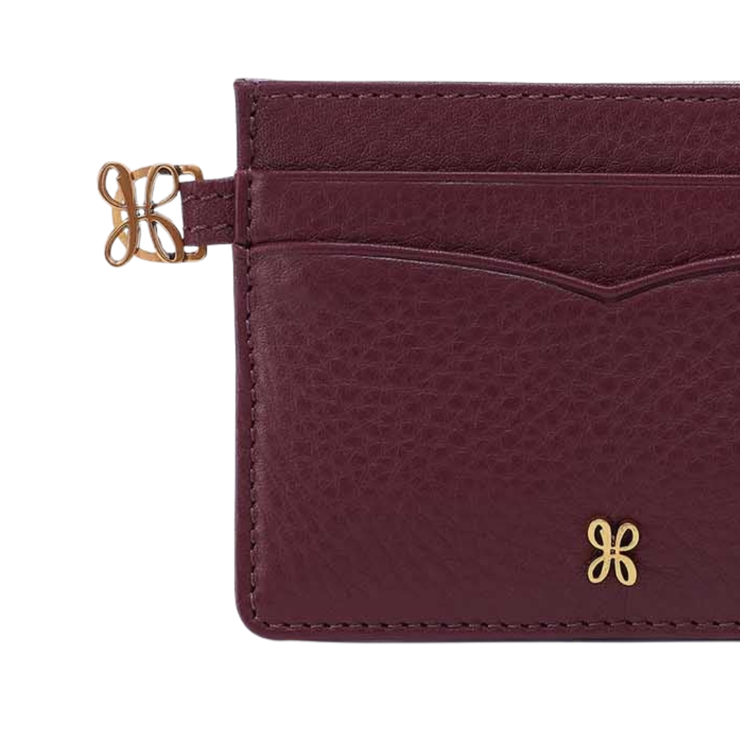 Charmed Card Case in Mulberry Glaze