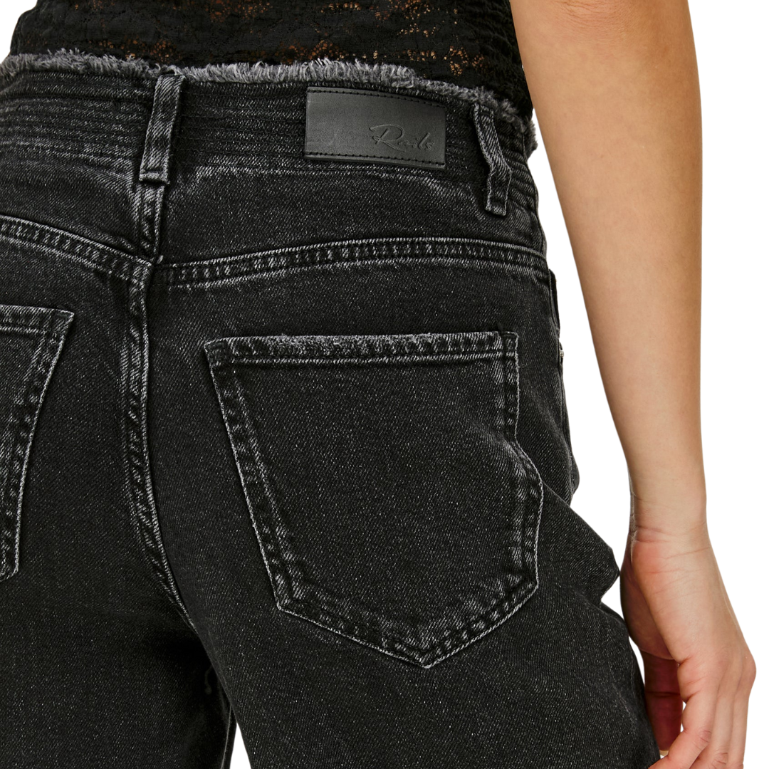 Angeleno Wide Leg in Ash Black