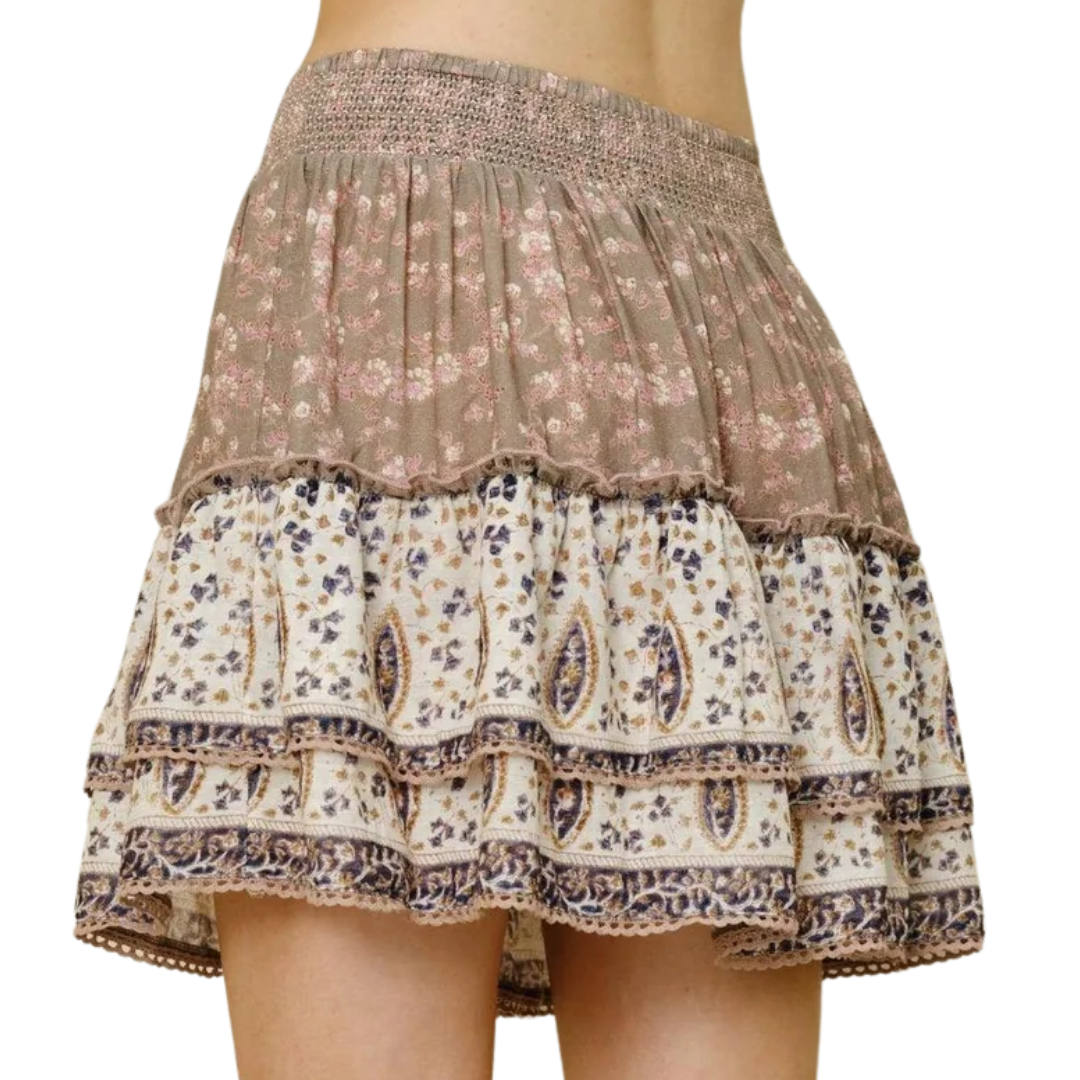 Bani Mini Skirt in Multi