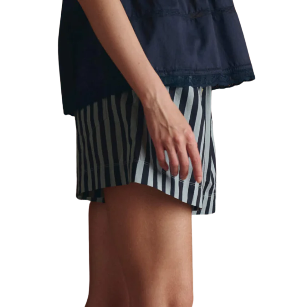 The Boxer Short in Blue Club Stripe