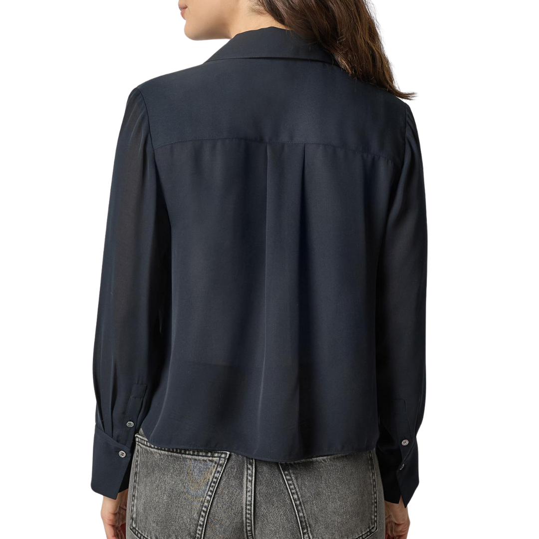 Collared Button Down in Black