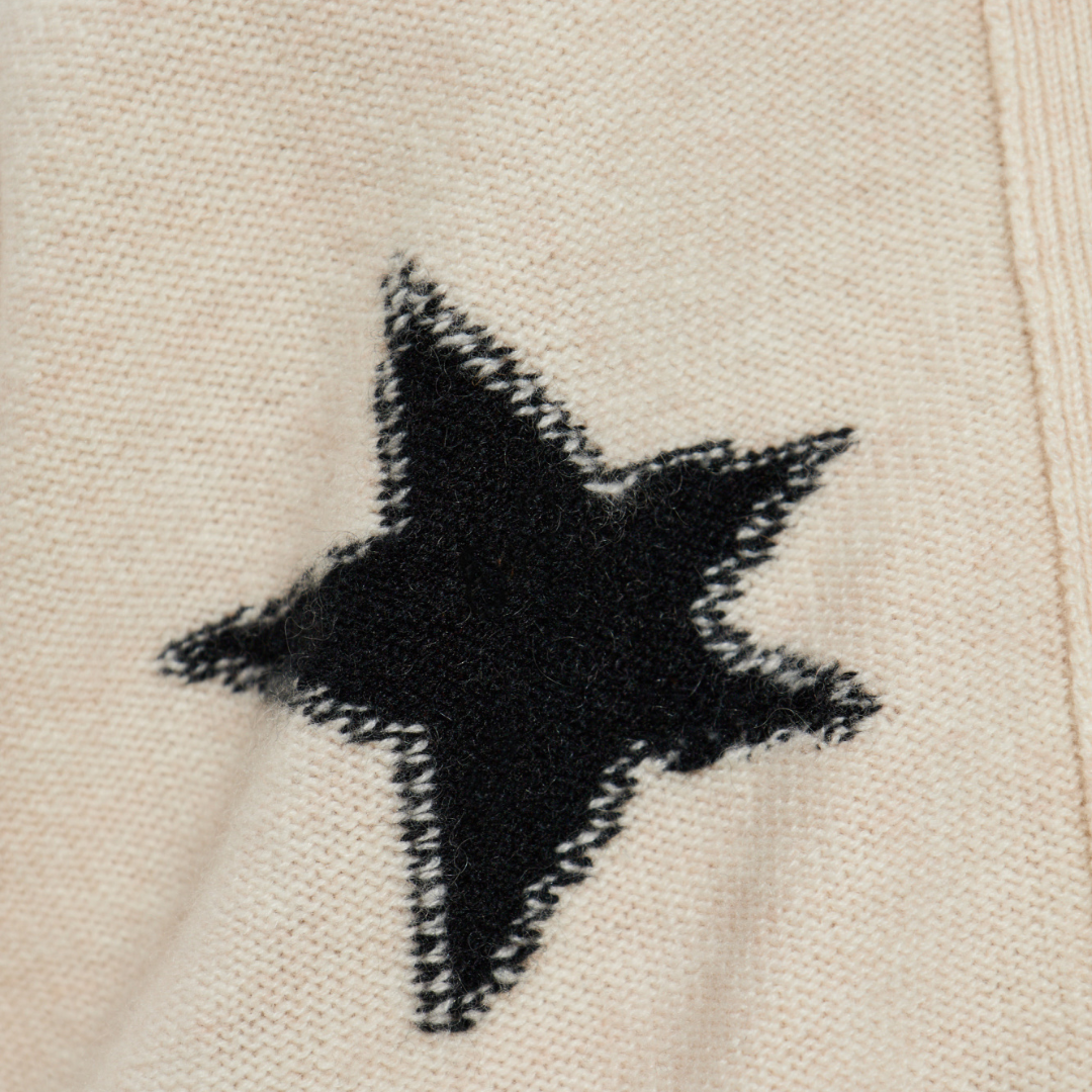 Markuz Cashmere Cardigan in Ecru