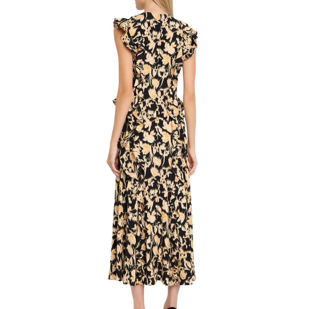 Flo Sleeveless Midi Dress in Tourmaline