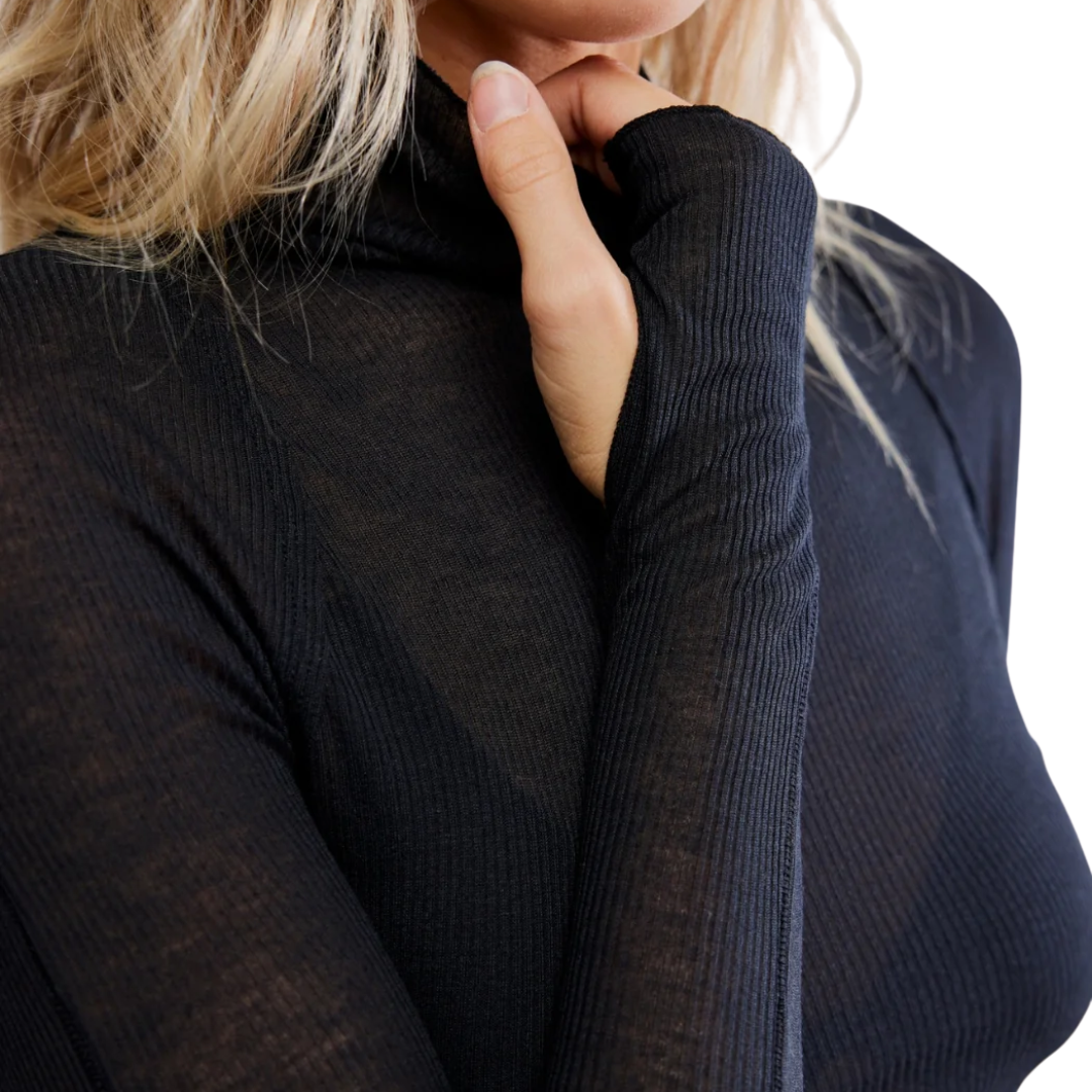 Close to Home Layering Top in Black