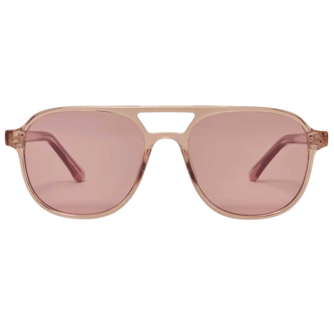 Tourist Polarized Sunglasses in Rose Crystal - Pink