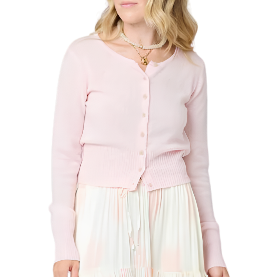 Charmed Cardigan in Pink