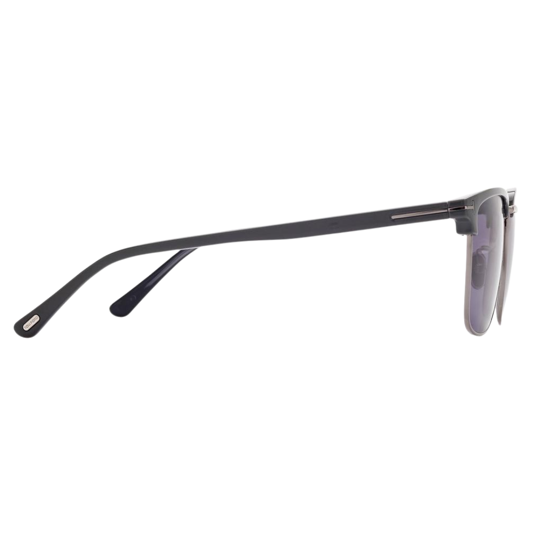 Hudson Sunglasses in Mastic/Blue
