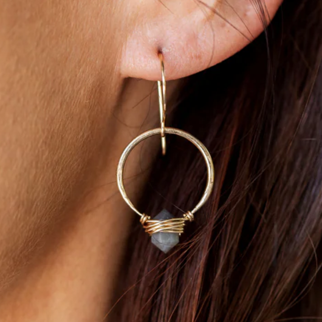 Pike Hoops in Labradorite
