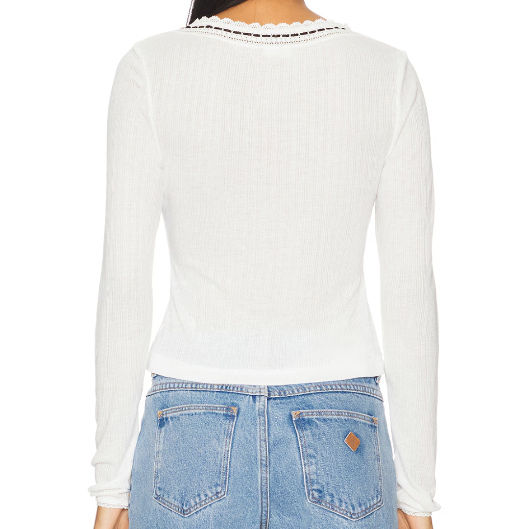 Only You Long Sleeve in Clean Ivory