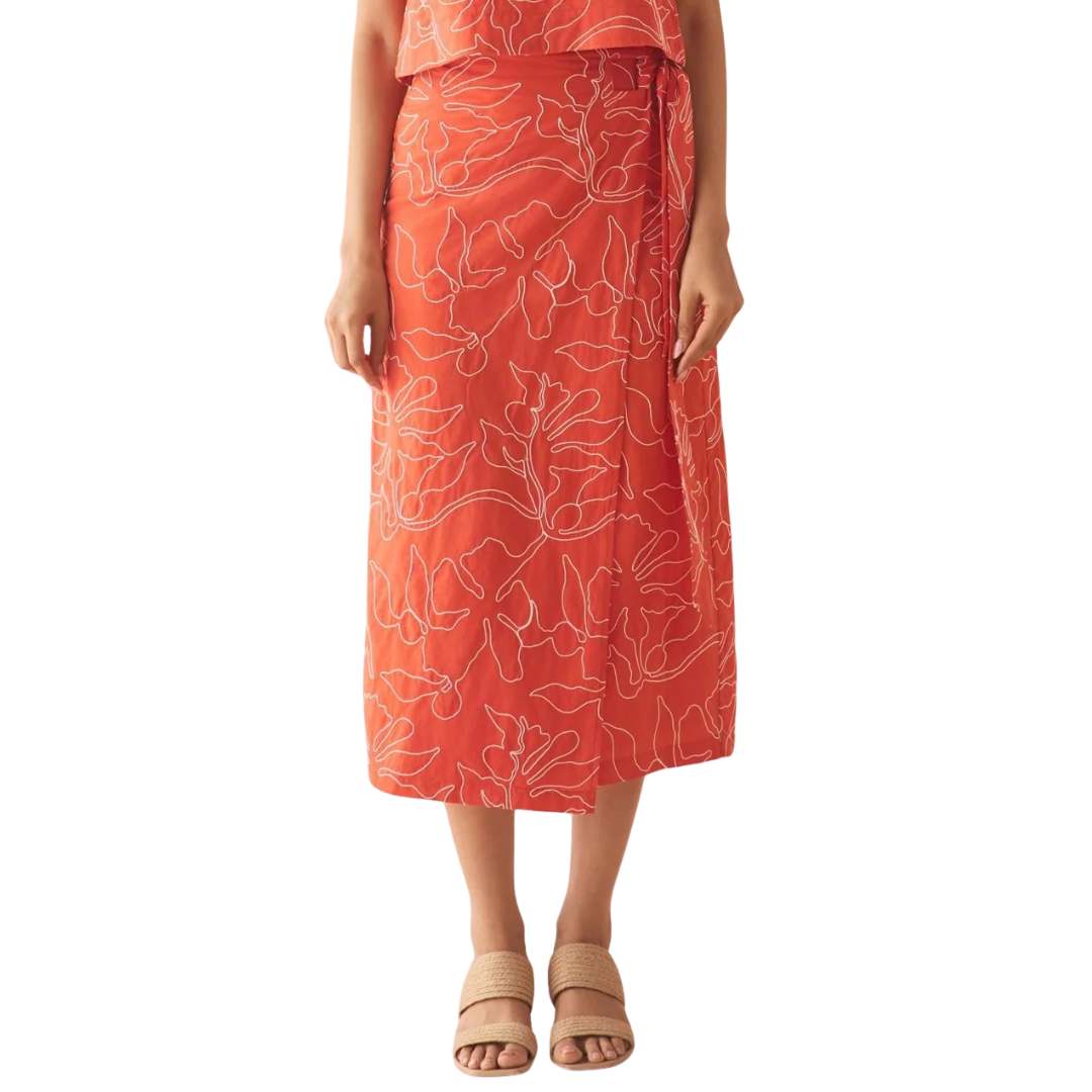 Sammi Skirt in Uma Persimmon