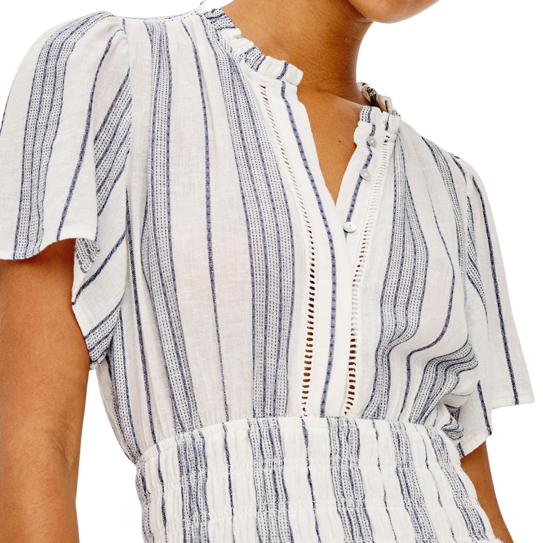 Brent Dress in Salino Stripe