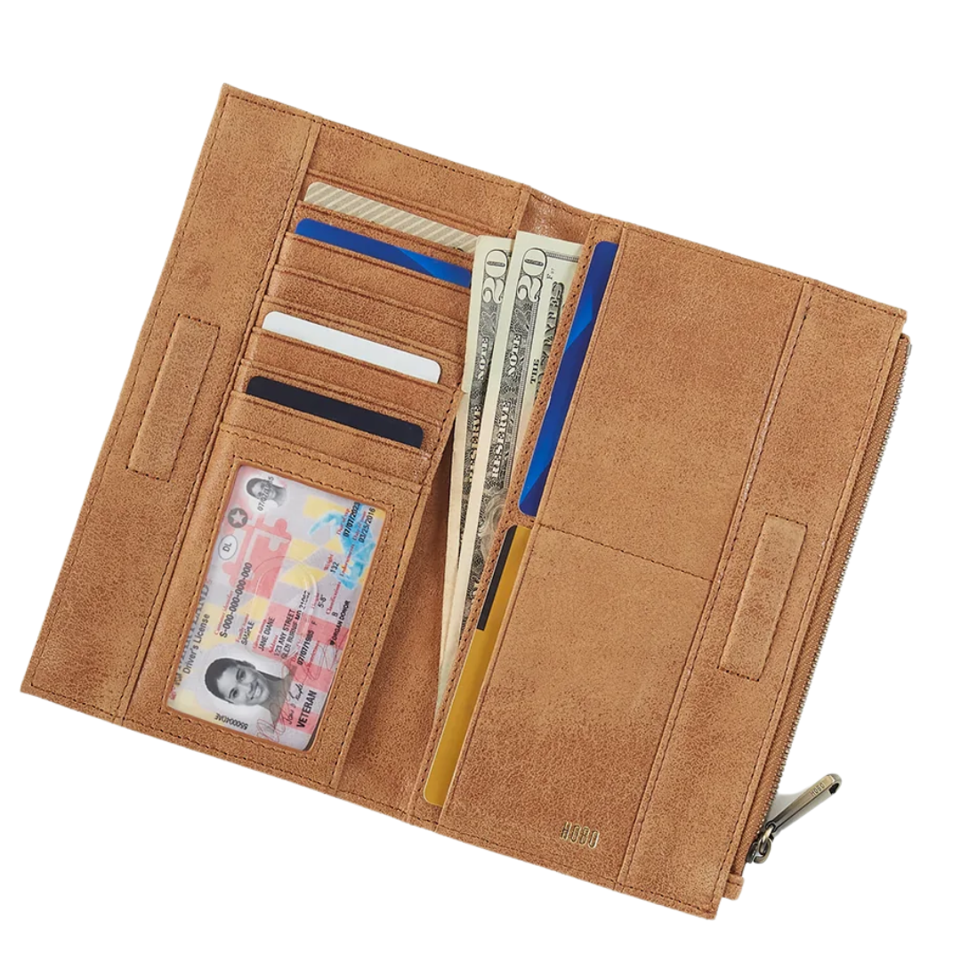 Jill Large Bifold Wallet in Whiskey