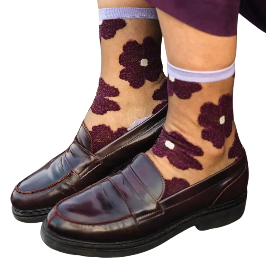 Murano Socks in Violette