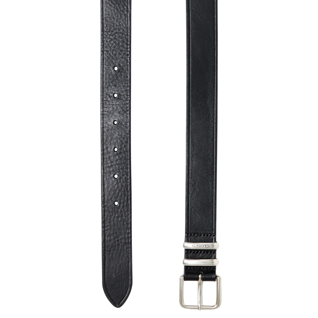 Cowhide Belt in Black