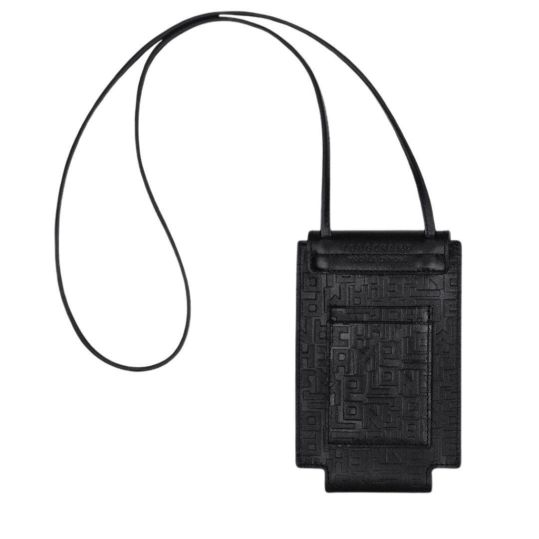 Phone Case with Lanyard in Black