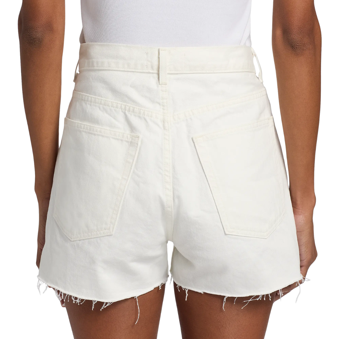 Cobain Denim Short in Cream