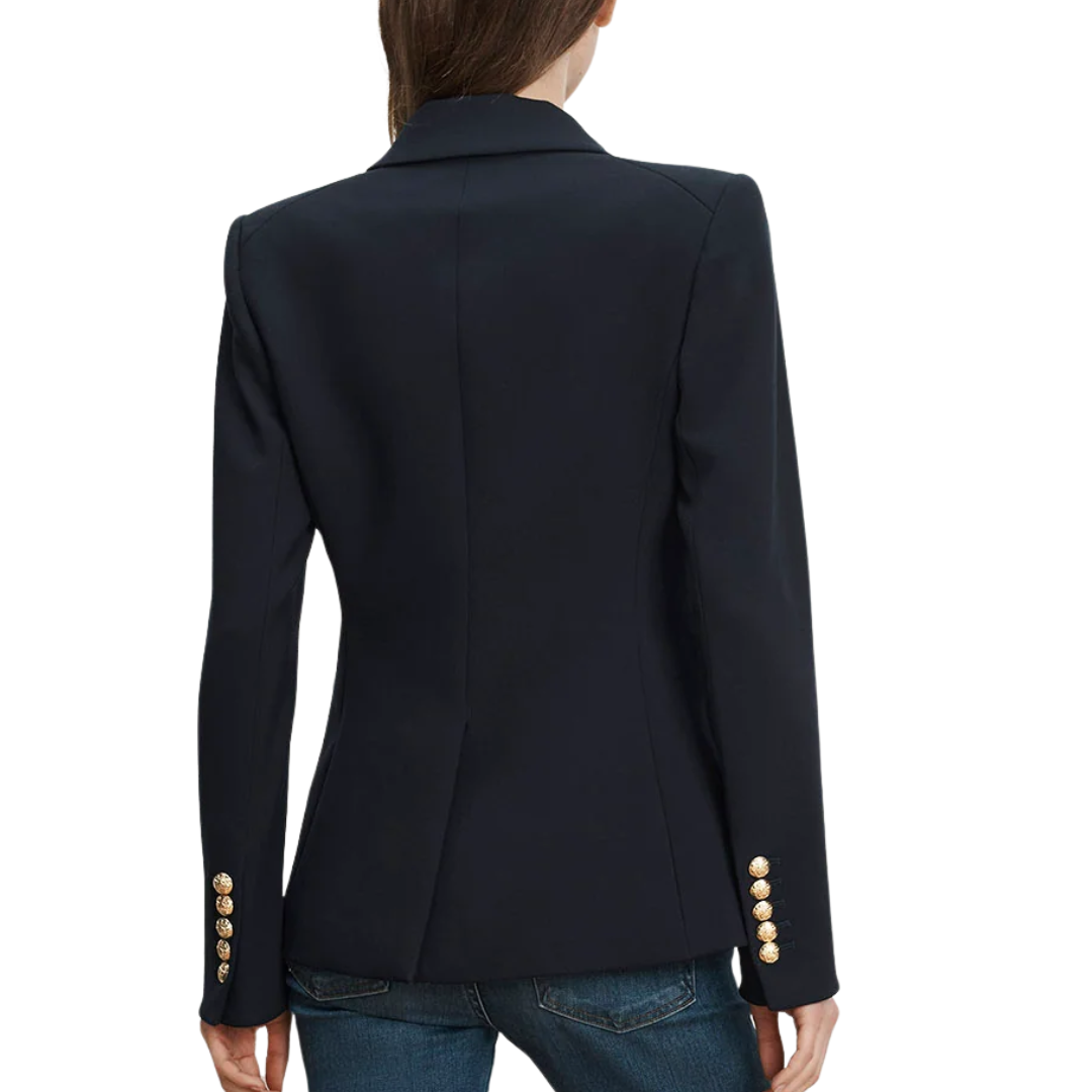 Miller Dickey Jacket in Navy/Gold