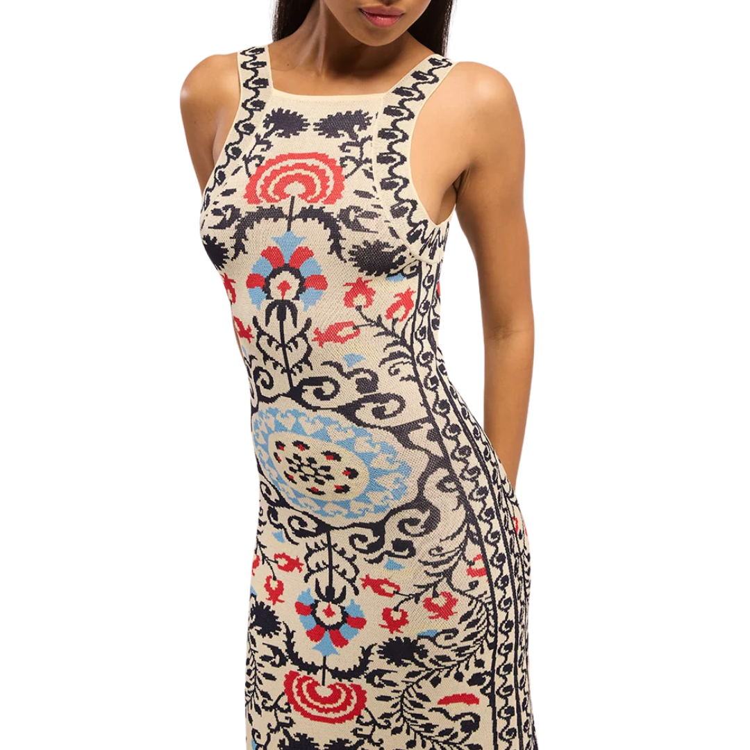 Sariah Dress in Summer Tapestry