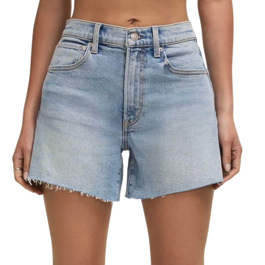 Jonah Mid Rise Denim Short in Avalon