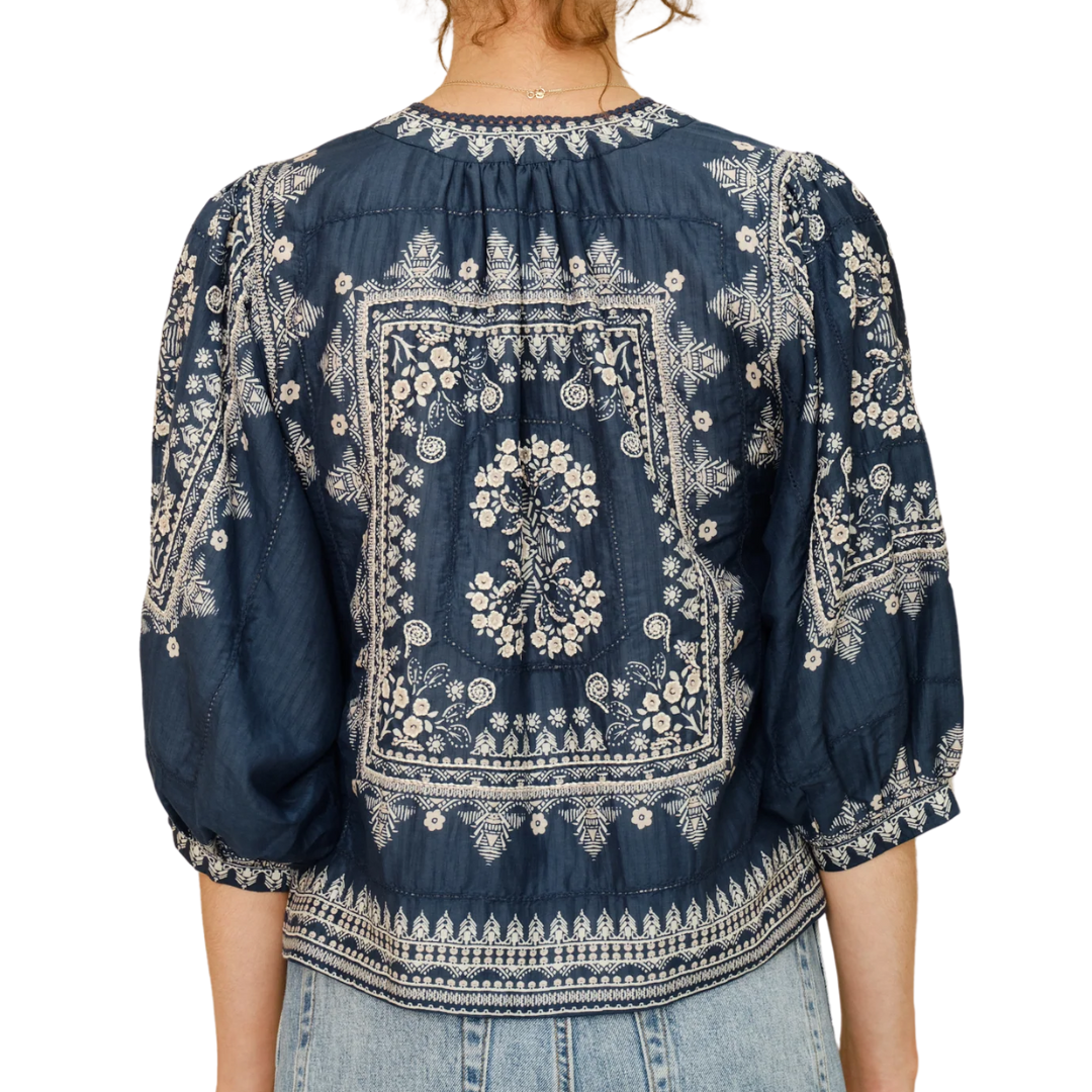 Eden Jacket in Indigo