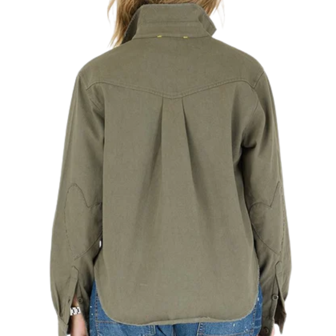 Pia Love Brigade Shirt in Army Green