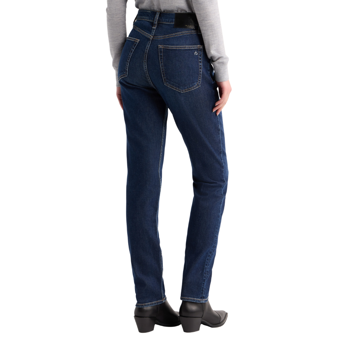 Wren Mid Rise Slim Jeans in Luna