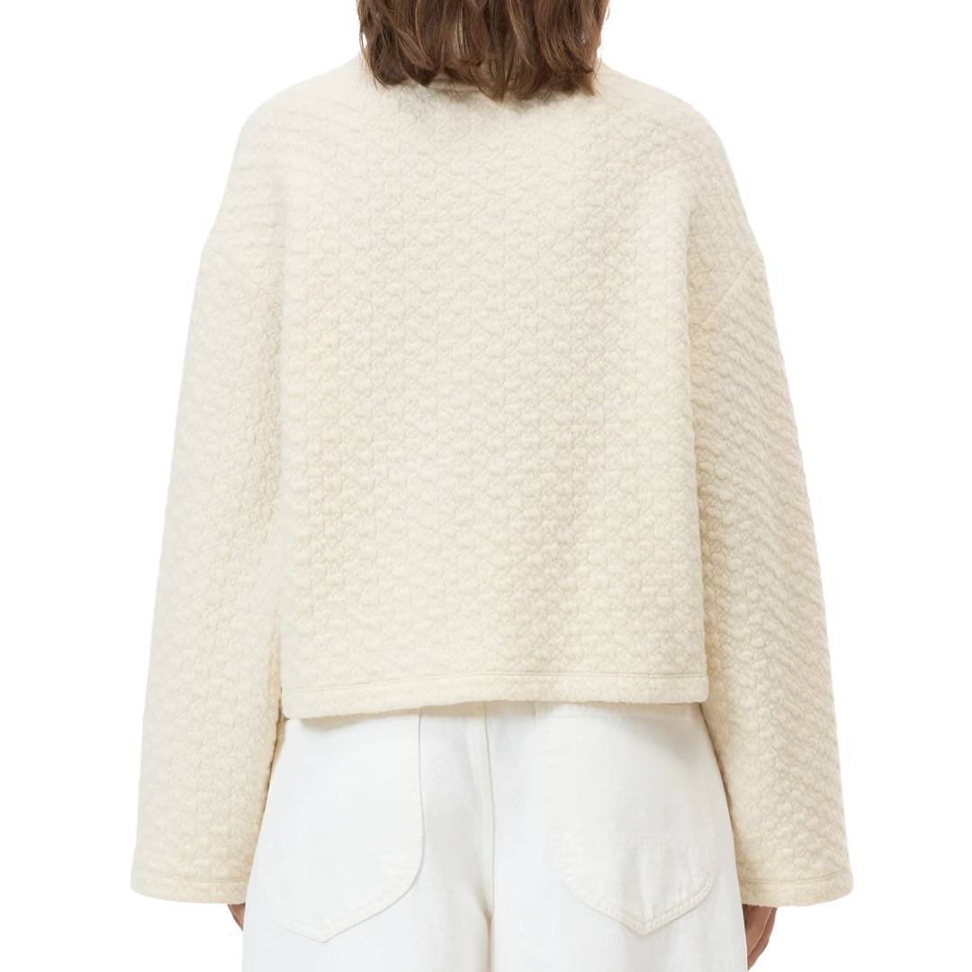 High Neck Sweatshirt in Shetland