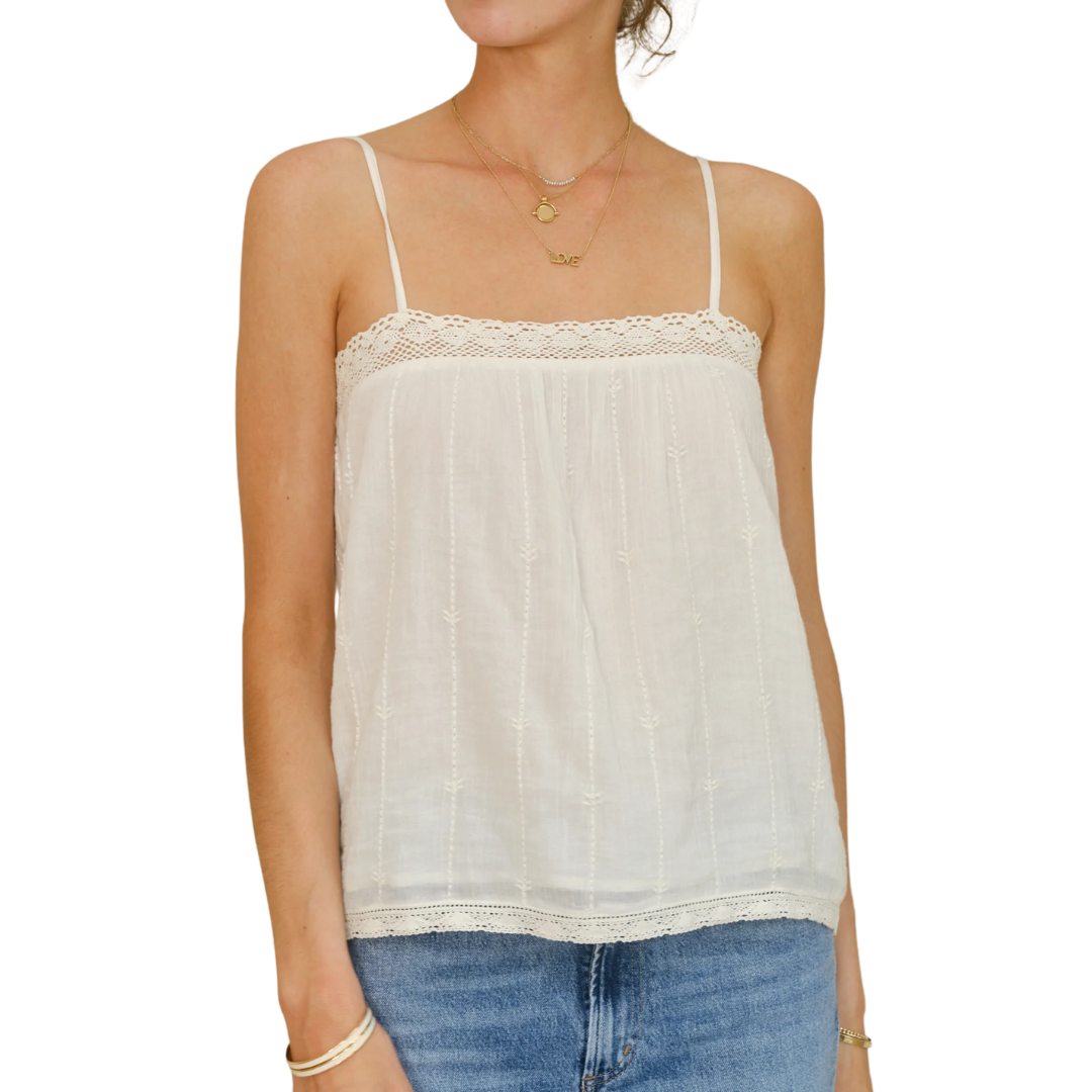 Dacy Camisole in Ecru