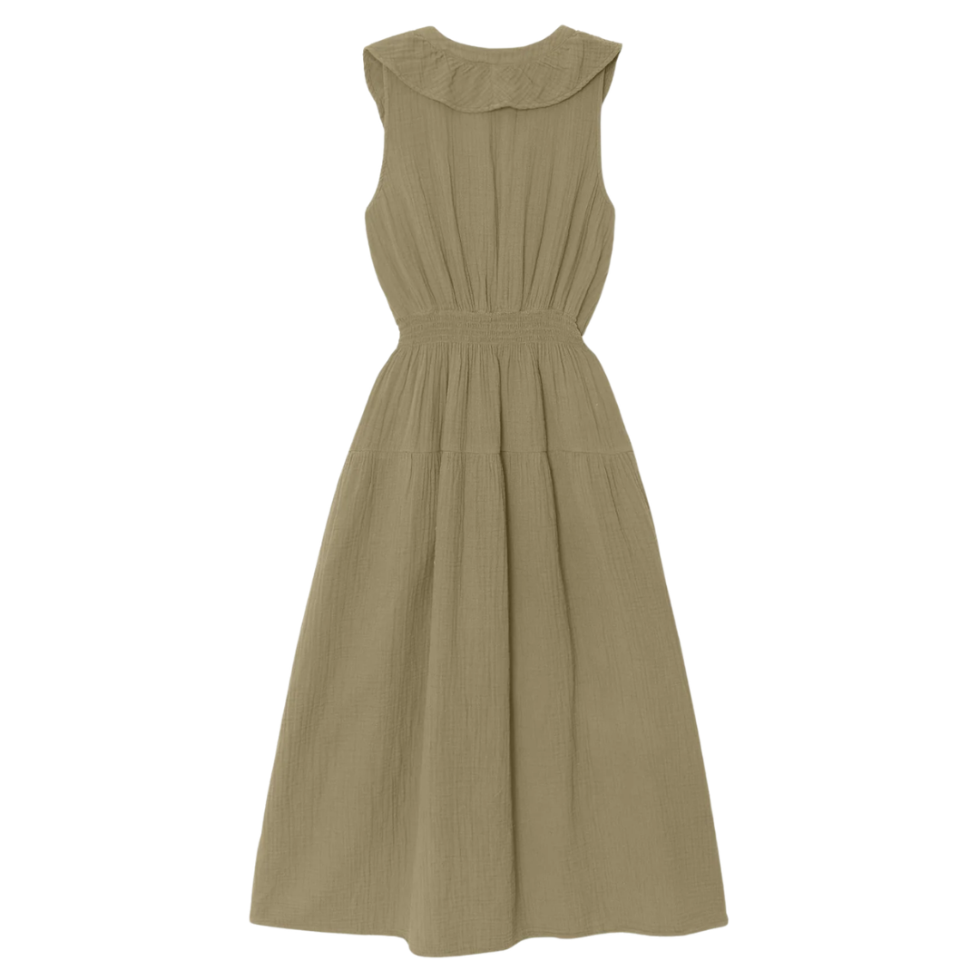 Desa Dress in Olive Moss