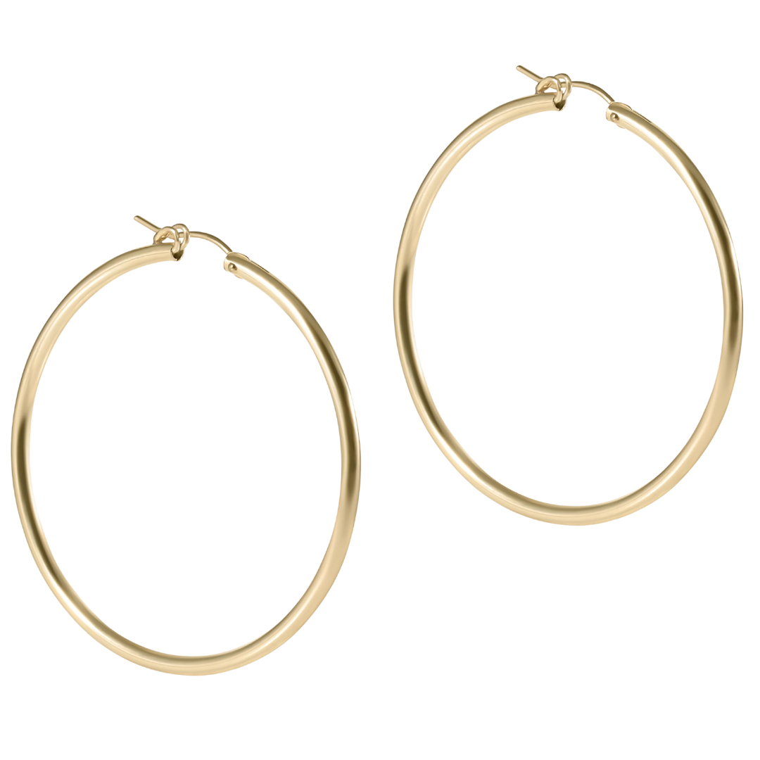 Round Gold 2" Hoop