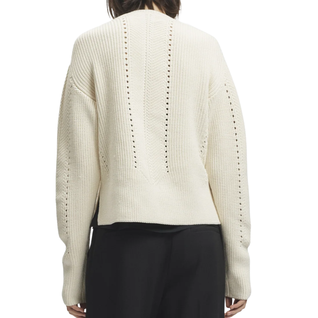 Saylor Knit Sweater in Ivory
