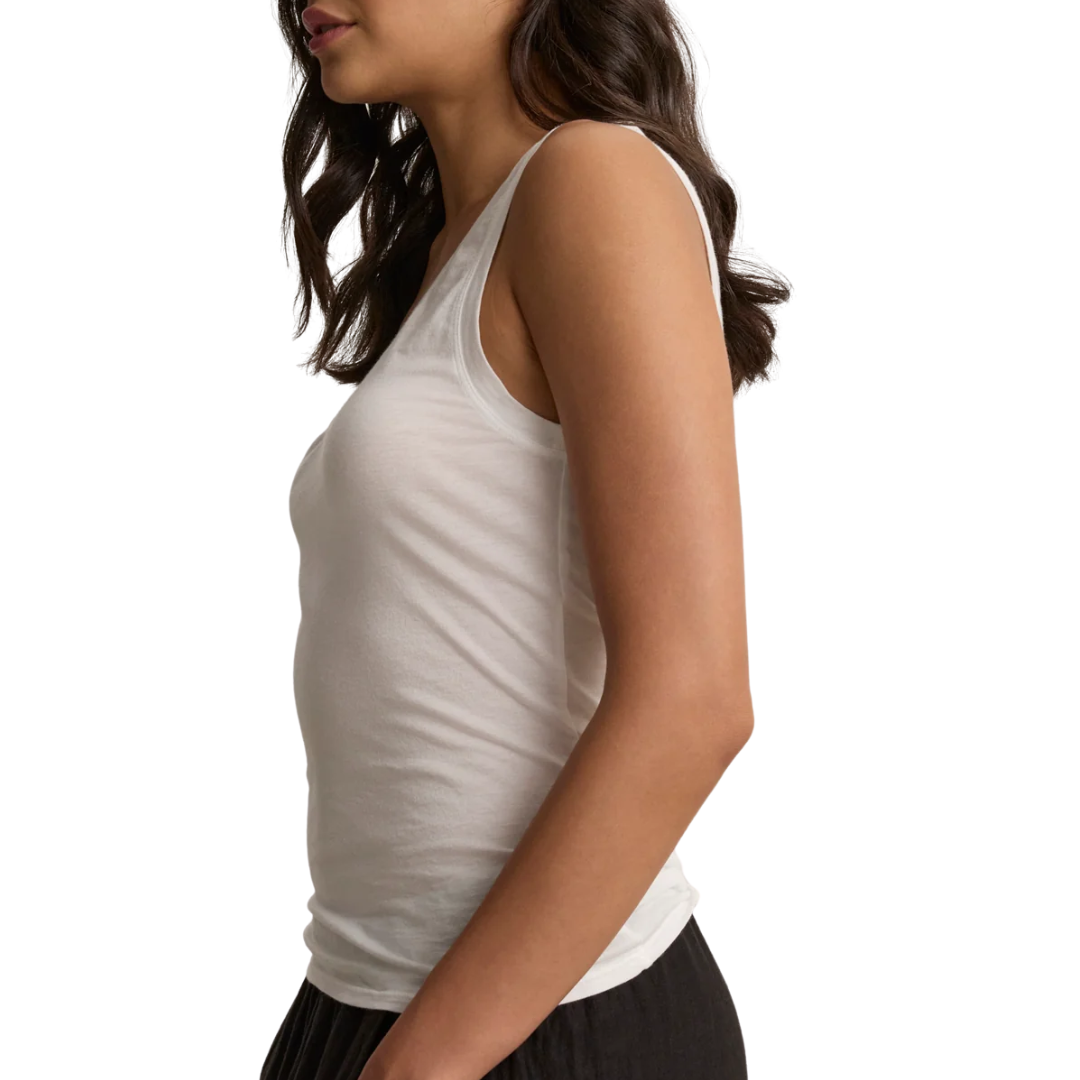 Evelyn Tank Top in White