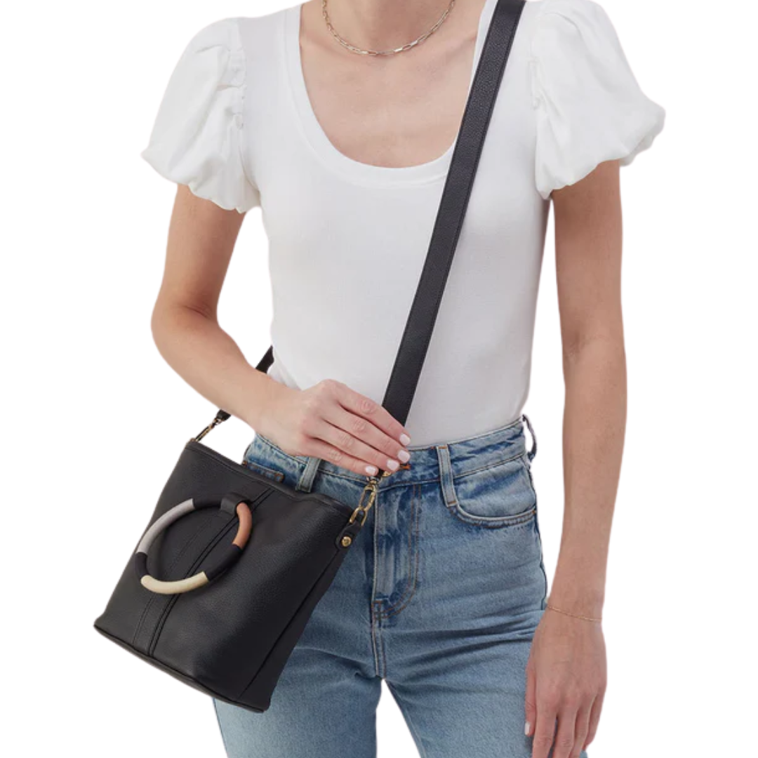 Luna Small Tote in Black