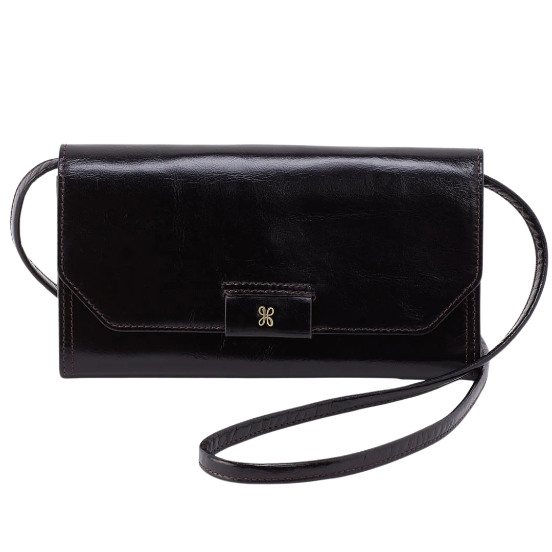 Romy Wallet Crossbody in Black
