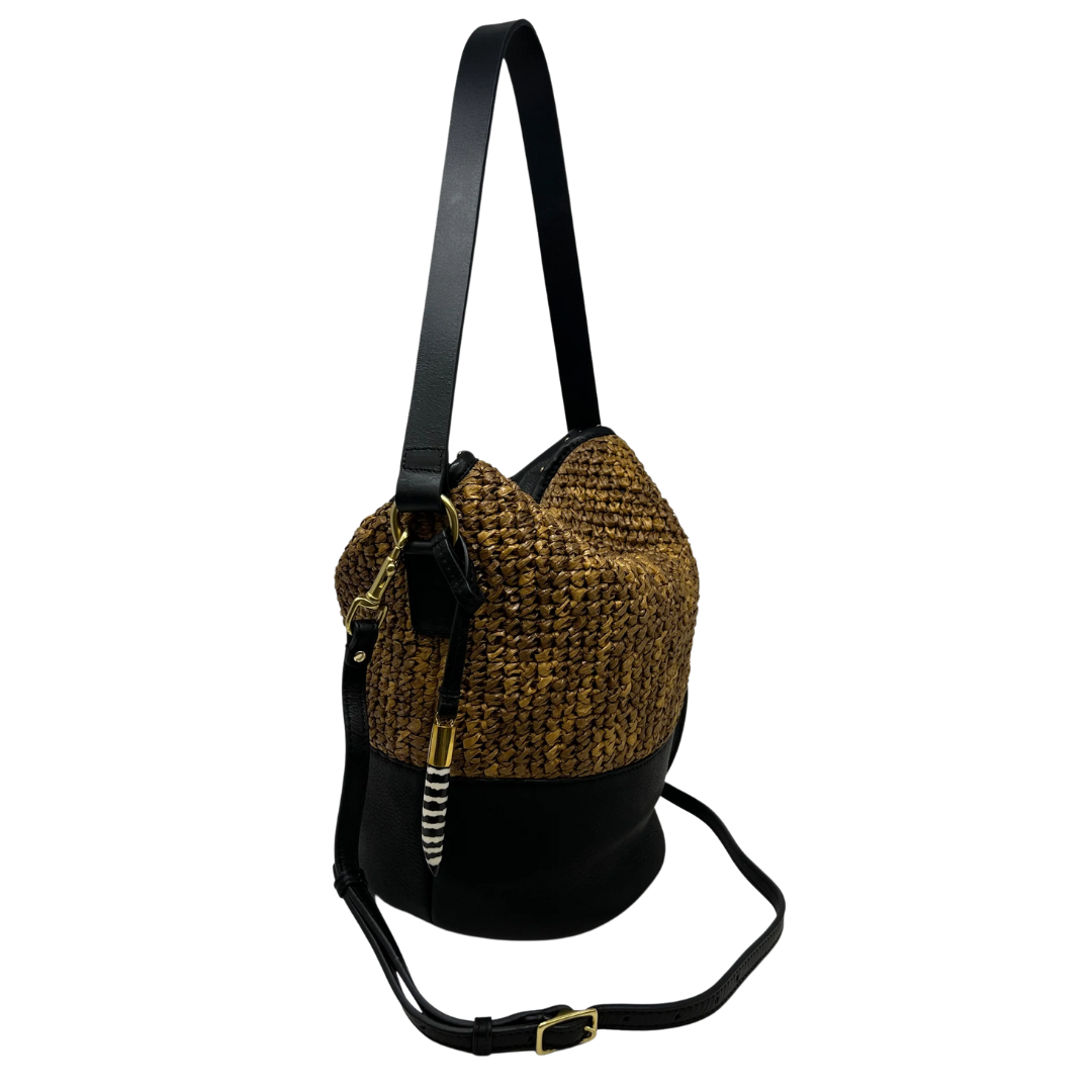 Richmond Bucket Bag in Glazed Raffia