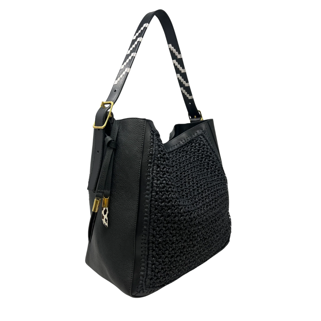 Cowdray Hobo in Black Mesh