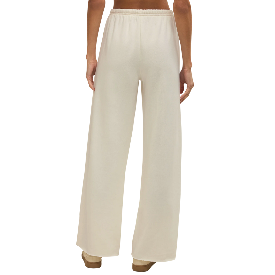 Downtown Wide Leg Sweatpants in Cloud