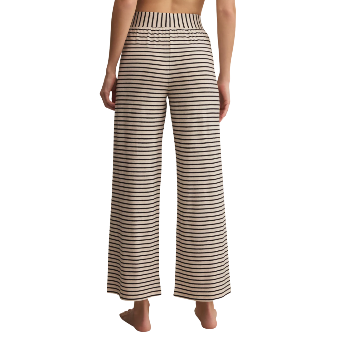 Luxe Stripe Pant in Crystal