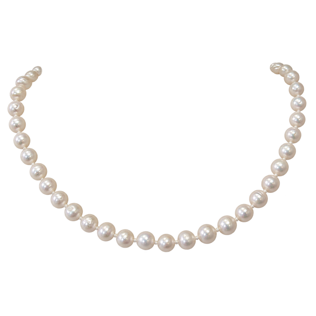 Shook Pearl 1 Baroque White 18" Necklace