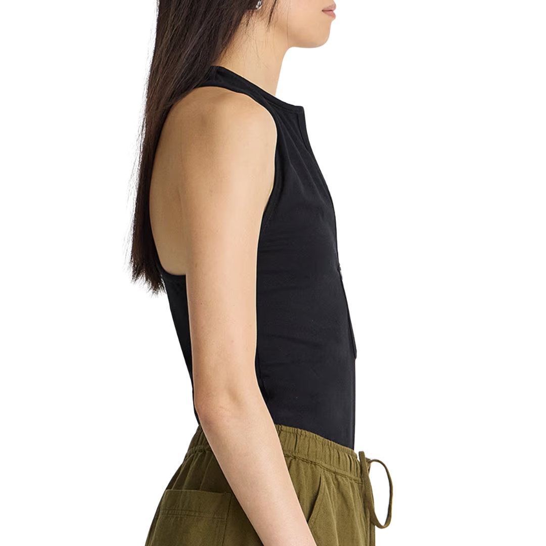 Ten Racer Tank in Black