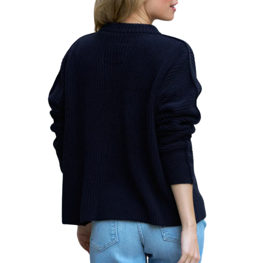 Montecito Cardigan in Marine