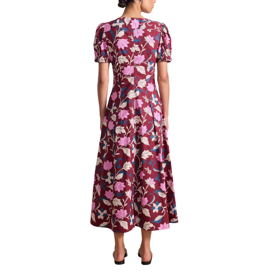 Dia Maxi in Essa Floral Merlot