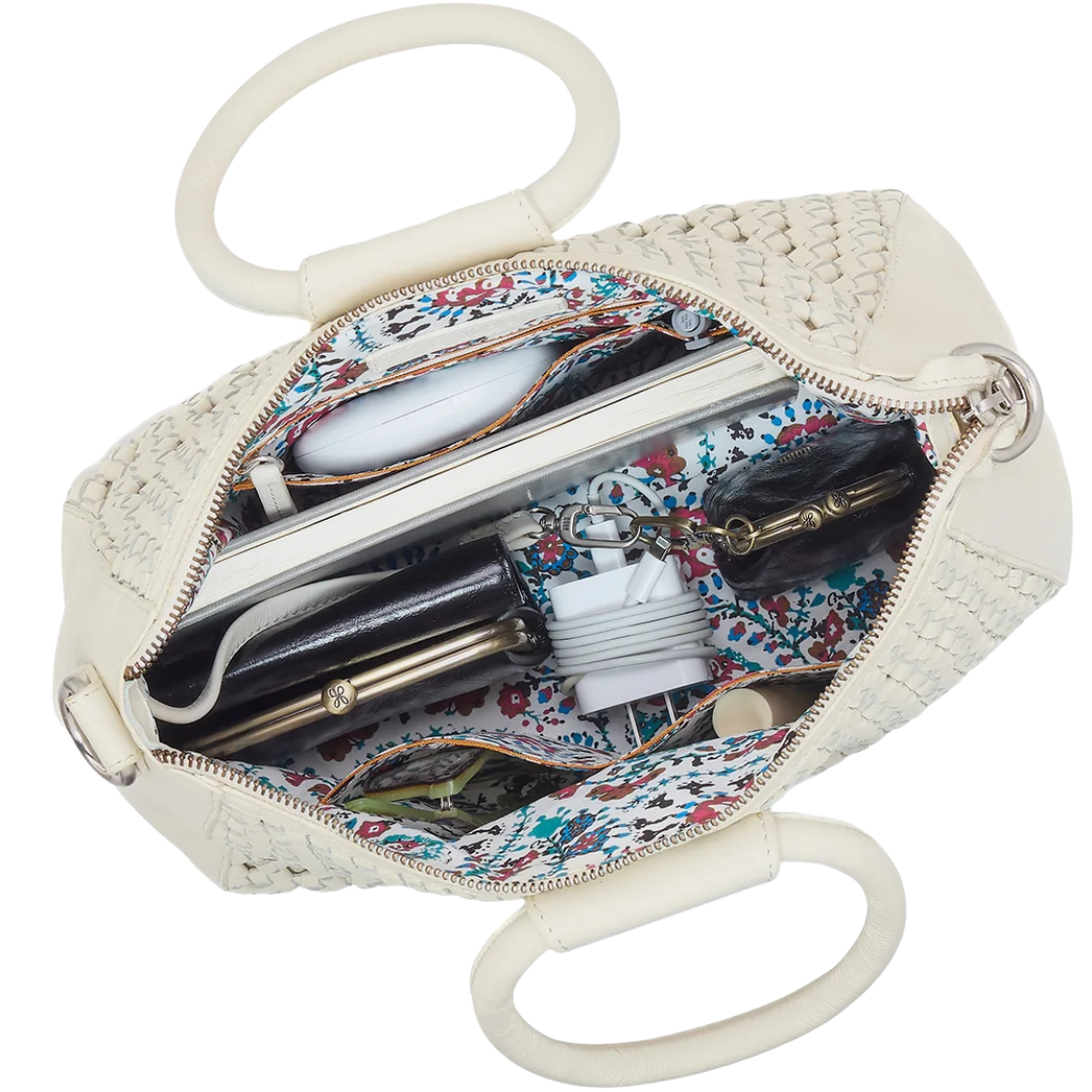 Sheila Medium Satchel in Whitecap