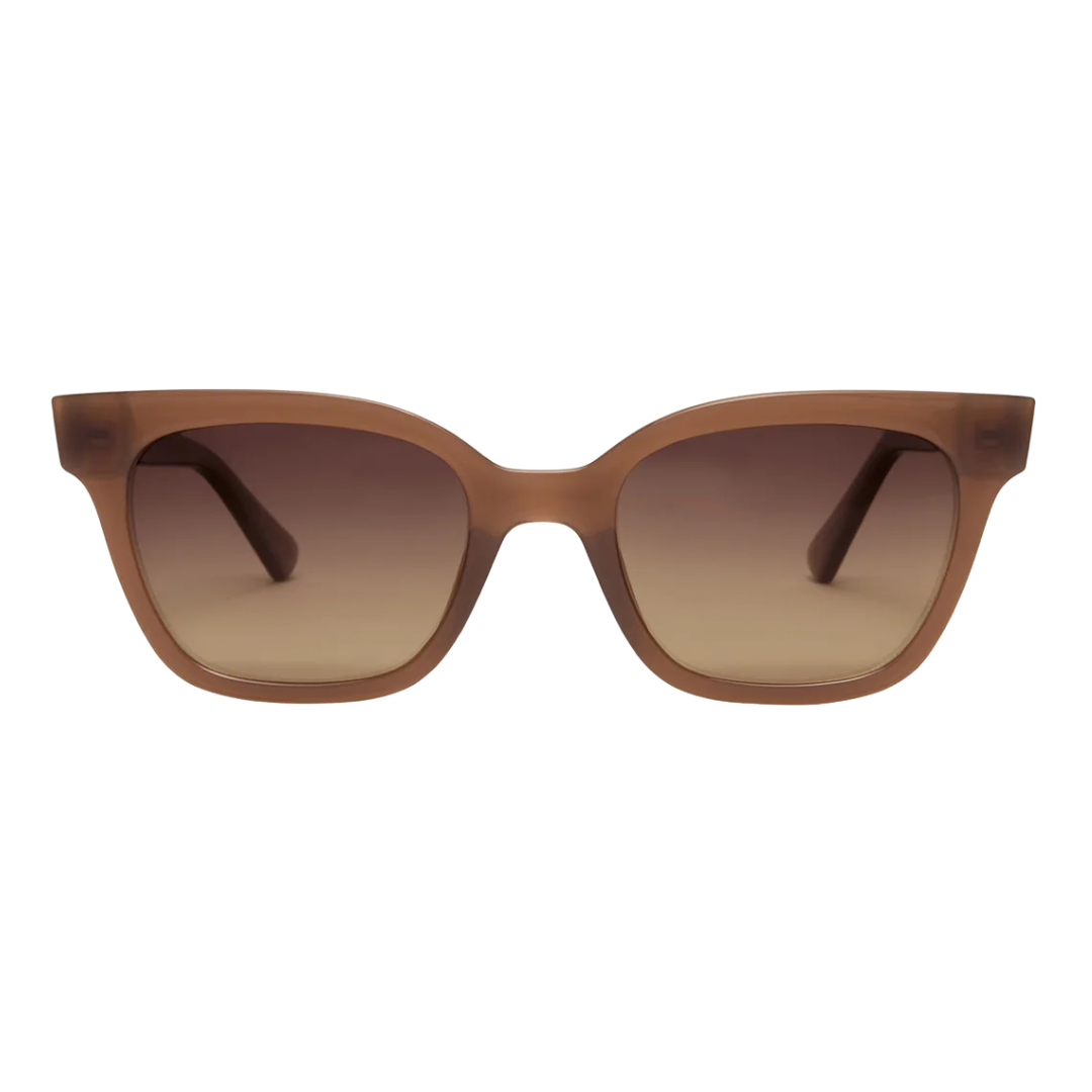 High Tide Polarized Sunglasses in Taupe Gradient