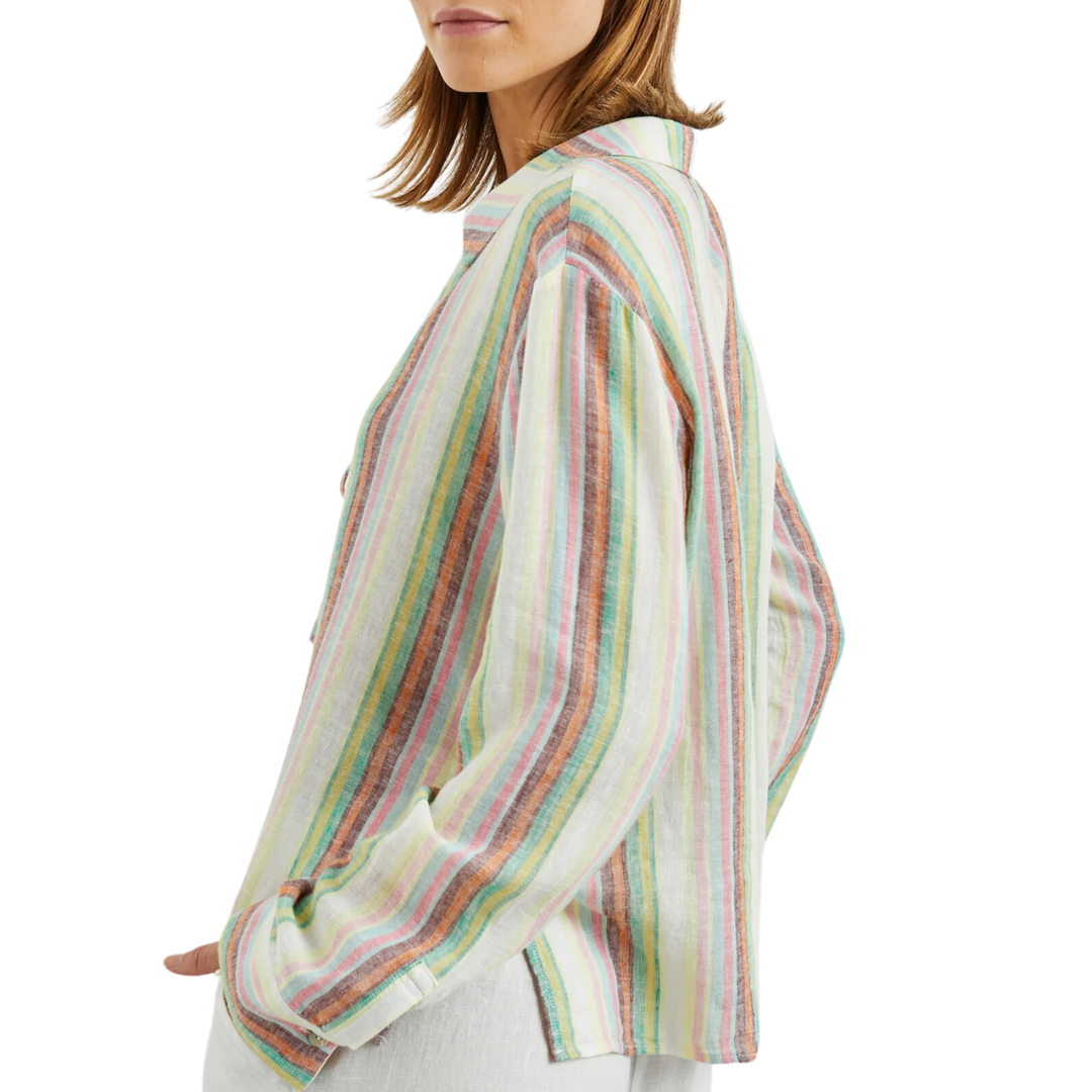 Elm Top in Palais Stripe