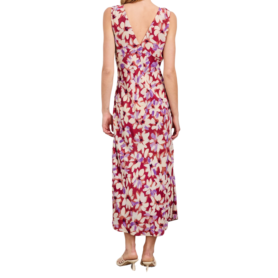 Audrina Dress in Amaranth
