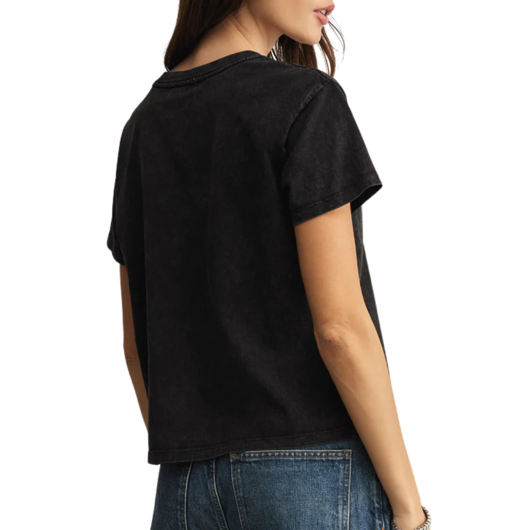 Go To Washed Tee in Black