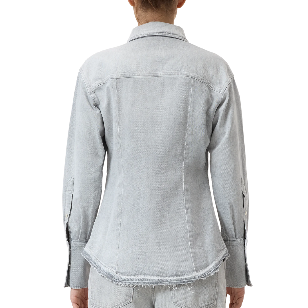 Denim Shirt in Light Grey